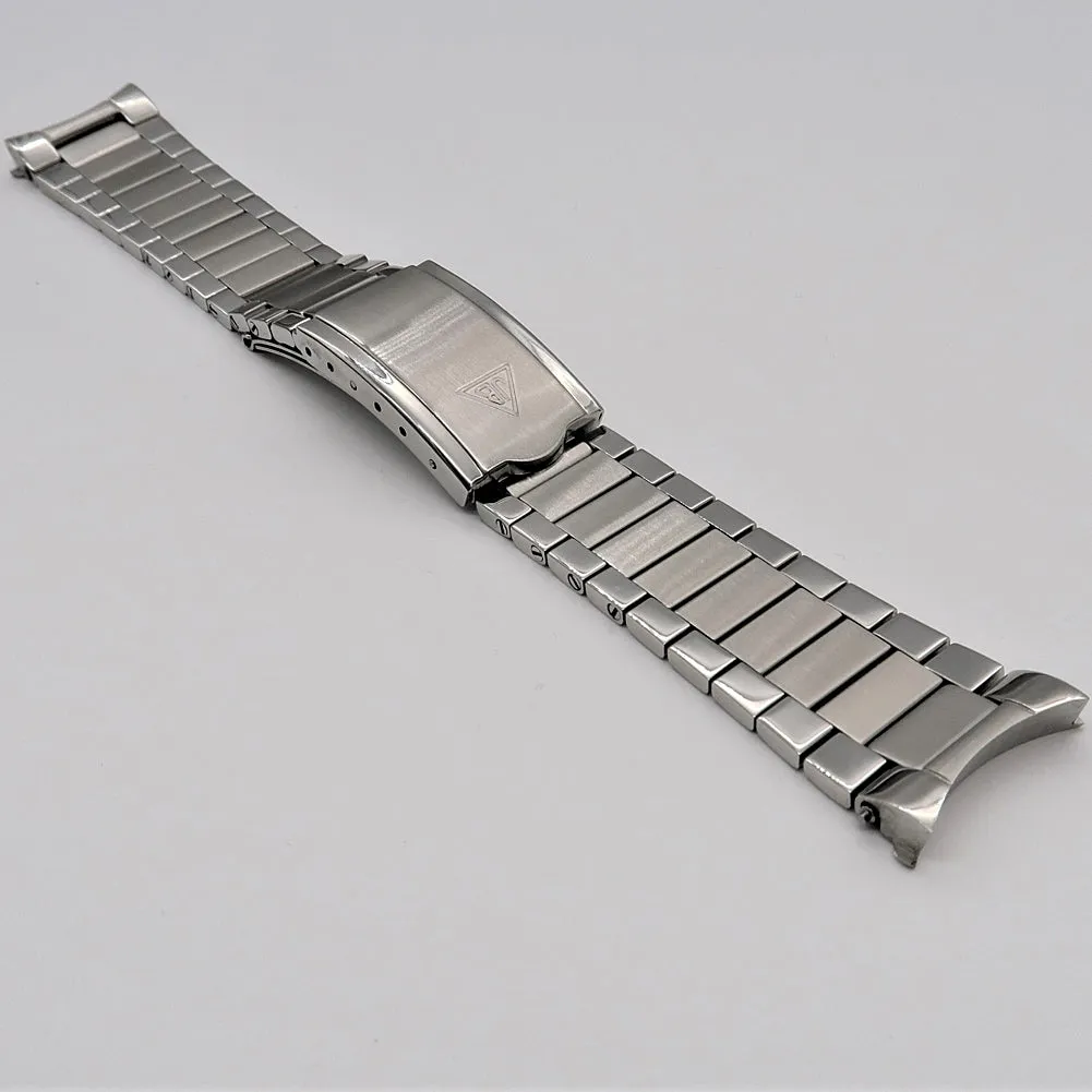 Forstner Flat Link Stainless Steel Watch Bracelet for Omega Seamaster