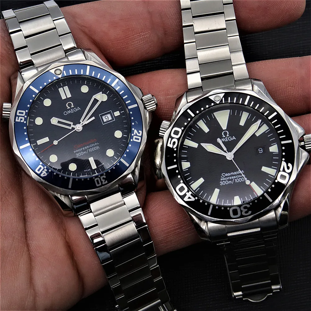 Forstner Flat Link Stainless Steel Watch Bracelet for Omega Seamaster