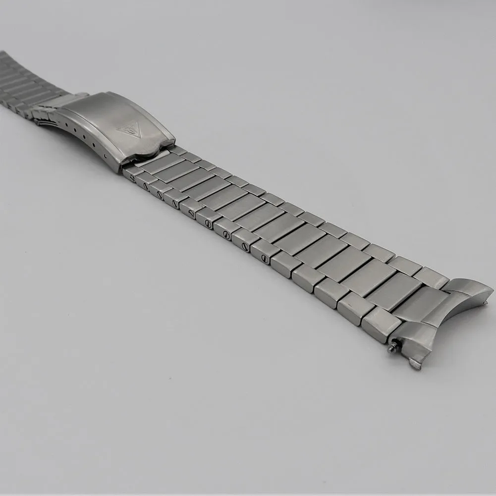 Forstner Flat Link Stainless Steel Watch Bracelet for Omega Seamaster