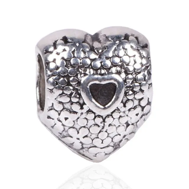 Free Shipping 1Pc Silver Bead Charm European Charms Beads Long Tube Family Charm Fit For Pandora Bracelet