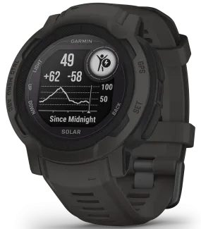 Garmin Instinct 2 Solar GPS Graphite Smartwatch