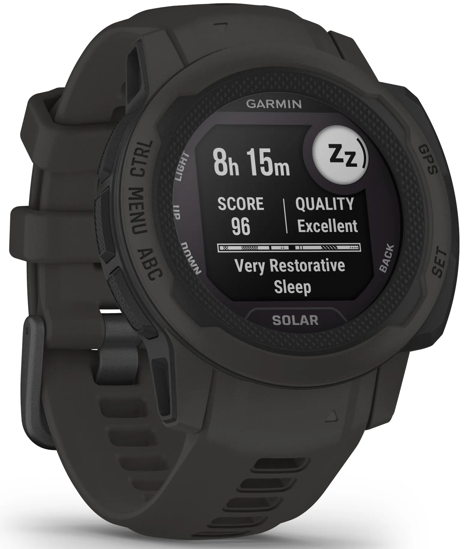 Garmin Instinct 2S Solar GPS Graphite Smartwatch