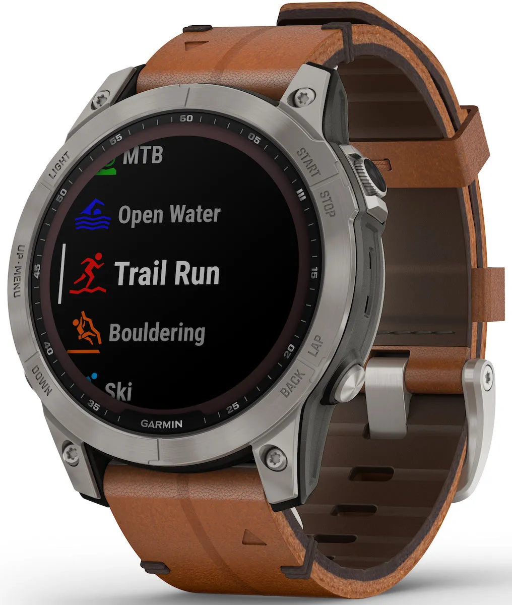 Garmin Watch Fenix 7 Sapphire Solar Titanium