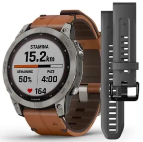 Garmin Watch Fenix 7 Sapphire Solar Titanium
