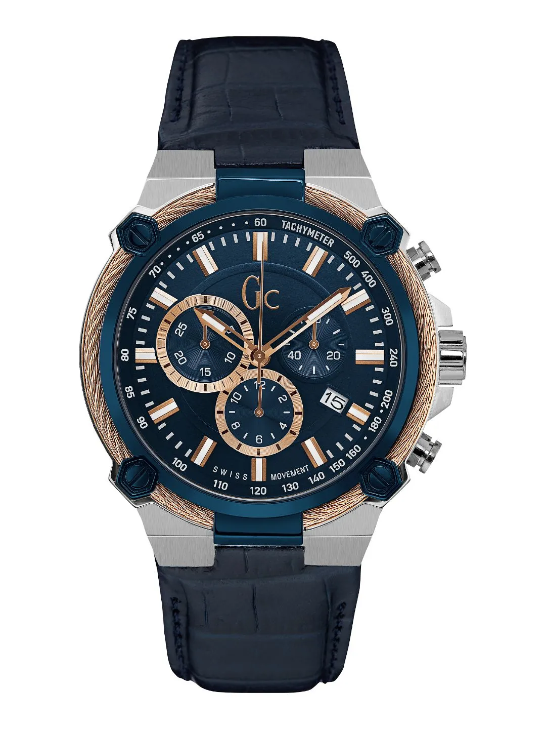 GC Gents Wrist Watch Blue - Y24001G7