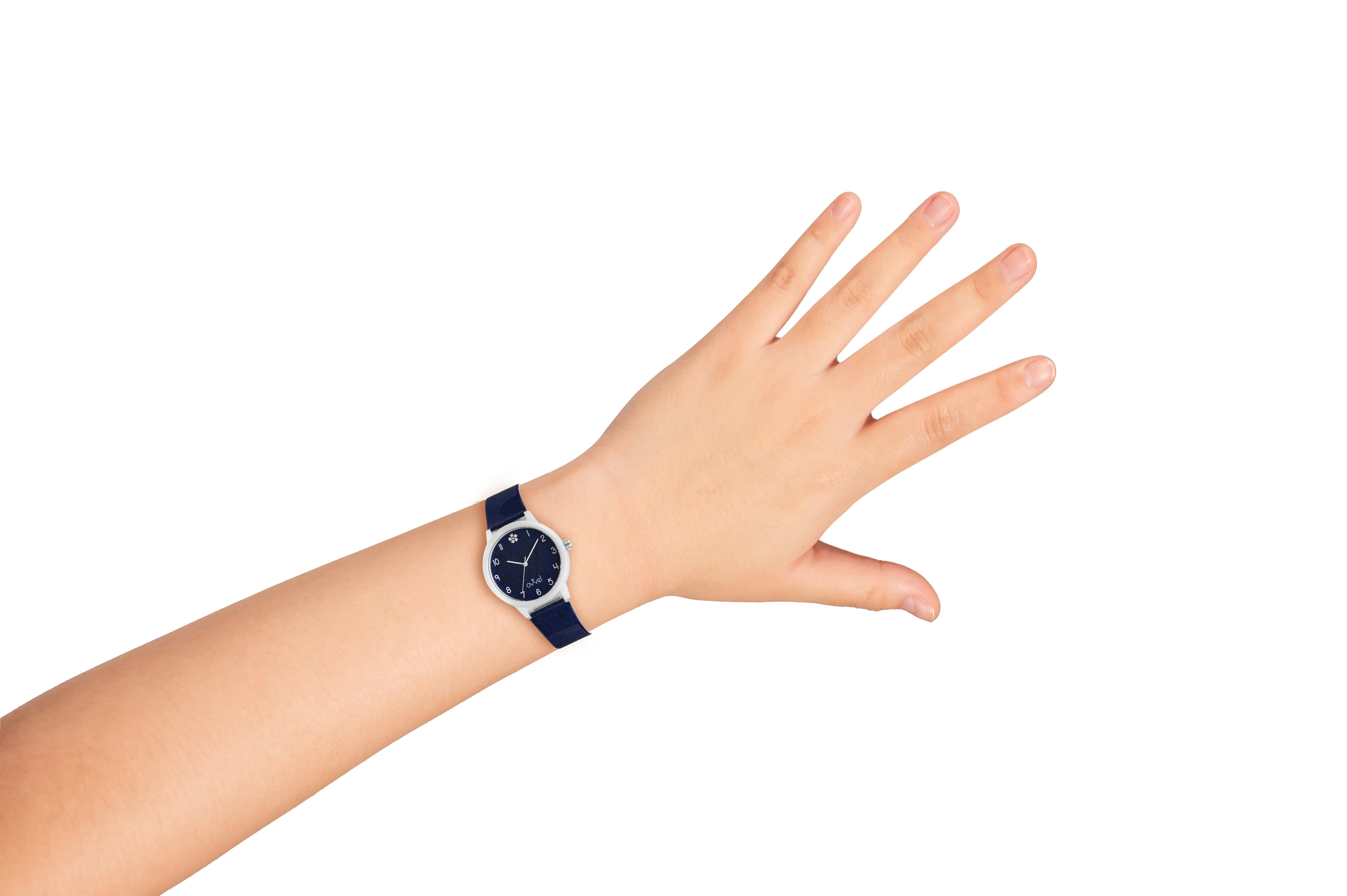 Girls Teens Denim Analog Watch