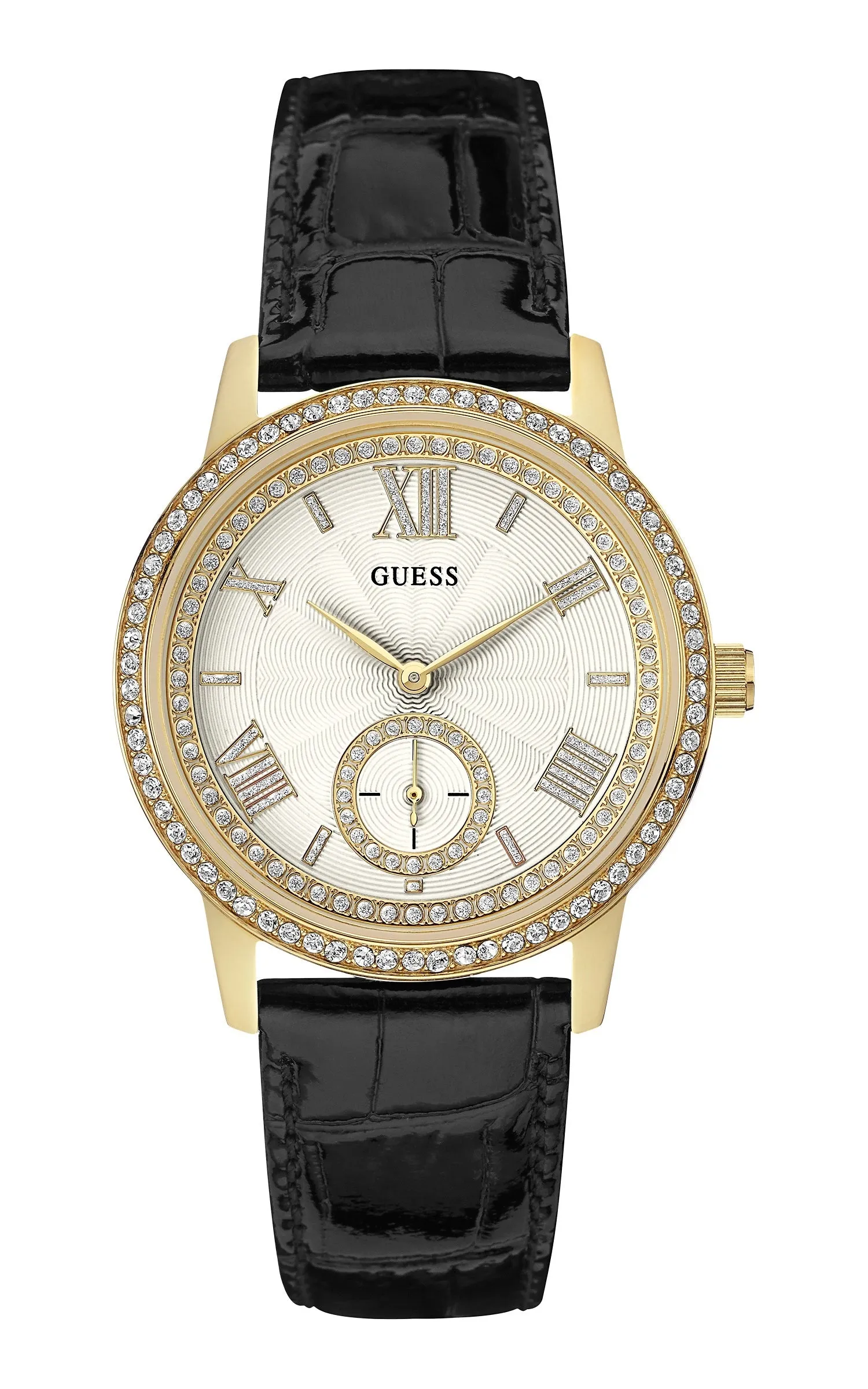 Guess Women White Dial Analog Watch - W0642L2