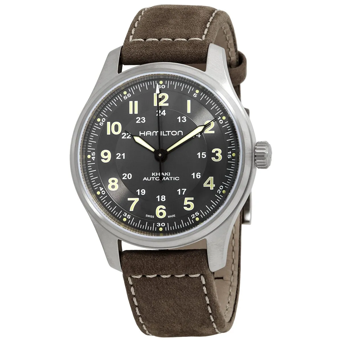 Hamilton Khaki Field Automatic Black Dial Men's Watch H70545550