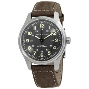 Hamilton Khaki Field Automatic Black Dial Men's Watch H70545550