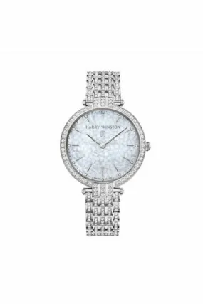 harry winston premier quartz 39mm ladies watch ref. prnqhm39ww003