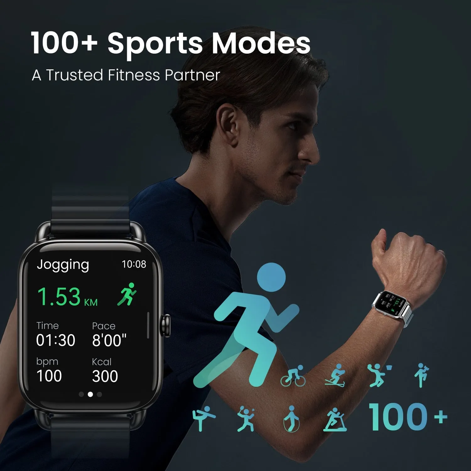 HAYLOU RS4 Plus Smartwatch 1.78&#39;&#39; AMOLED Display 105 Sports Modes 10-day Battery Life Smart Watch  for Men Smart Watch for Women
