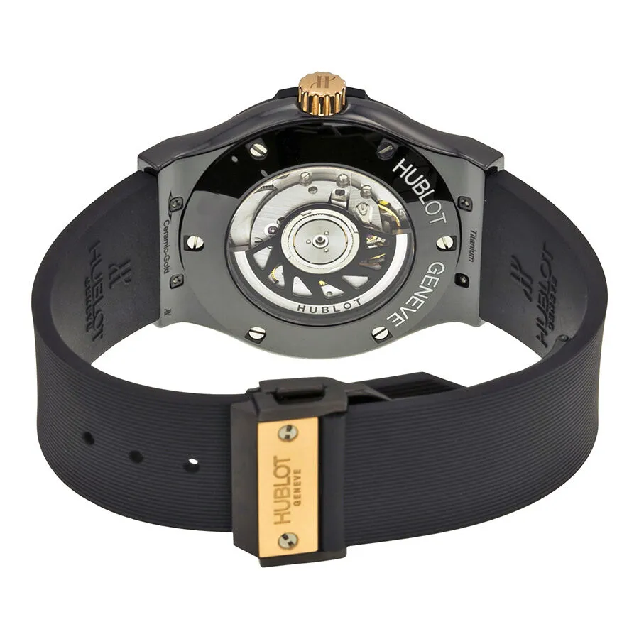Hublot Classic Fusion Ceramic King Gold Black Dial Men's Watch 542.CO.1780.RX