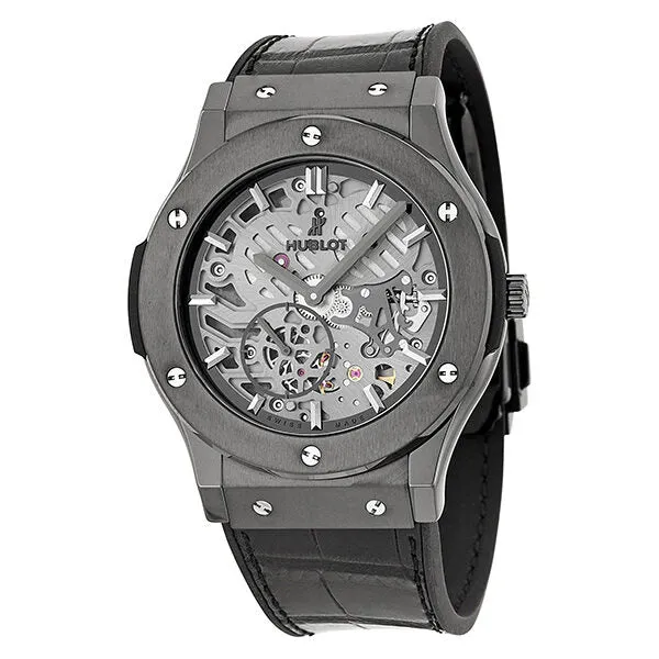 Hublot Classic Fusion Hand Wind Skeleton Dial Men's Watch 515CM0140LR 515.CM.0140.LR