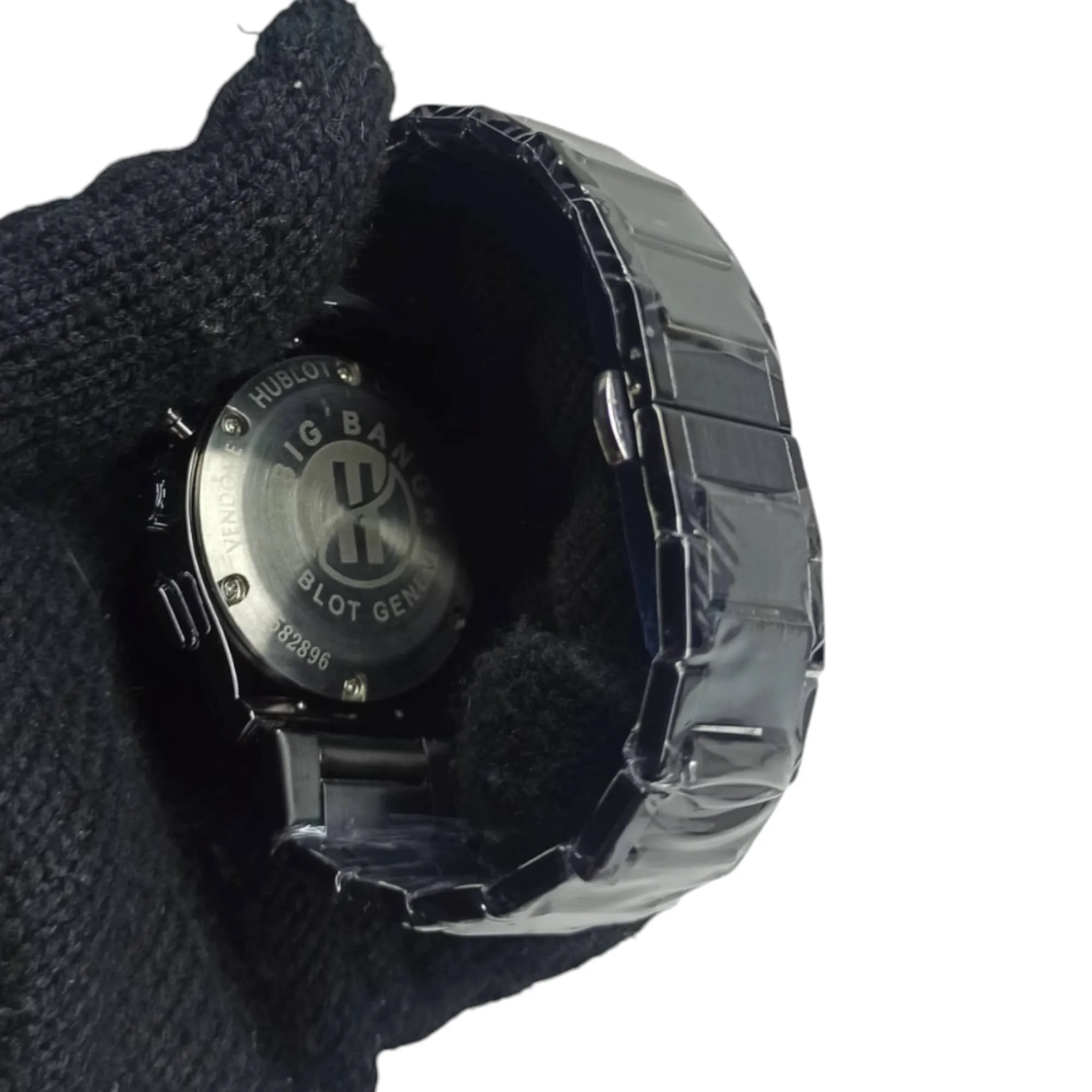 Hublot - High Quality – Chrono graph – Black/Blue – Men's Watch