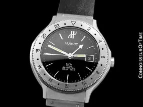 Hublot MDM Midsize Mens Automatic GMT Watch - Stainless Steel