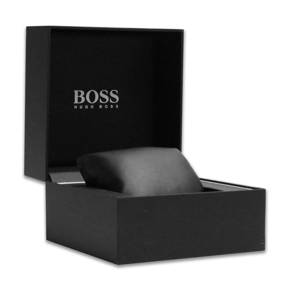 Hugo Boss Stainless Steel Grandmaster Analog Black Dial Men's Watch-1513885
