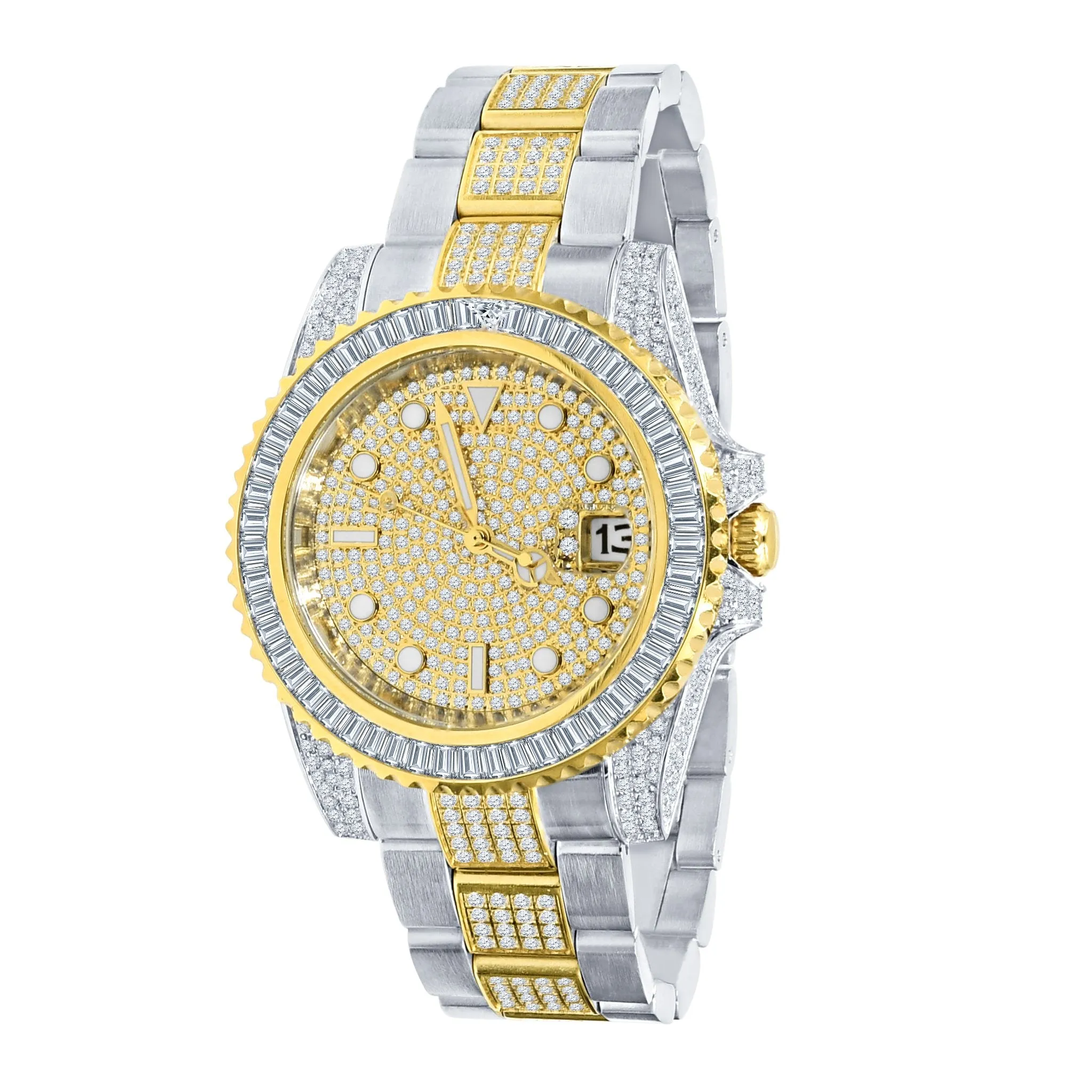 HURRICANE STAINLESS STEEL WATCH WITH GOLD PLATED | 5303842