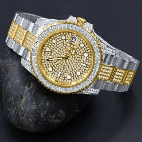 HURRICANE STAINLESS STEEL WATCH WITH GOLD PLATED | 5303842