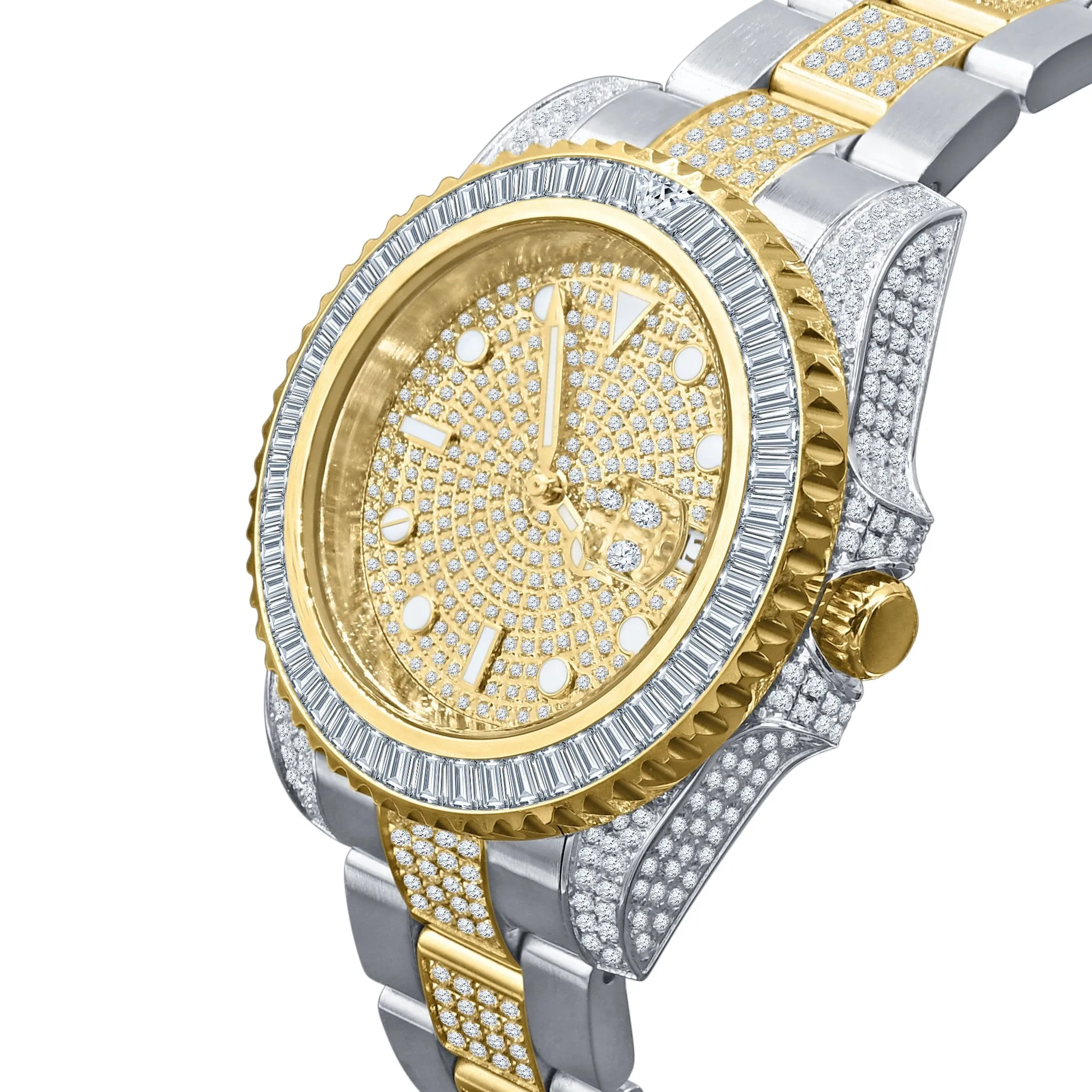 HURRICANE STAINLESS STEEL WATCH WITH GOLD PLATED | 5303842
