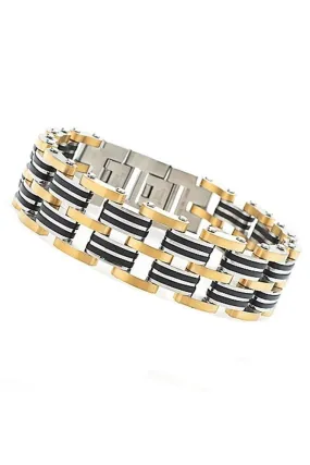 Invicta Men's Stainless Steel And Plastic Bracelet 30342