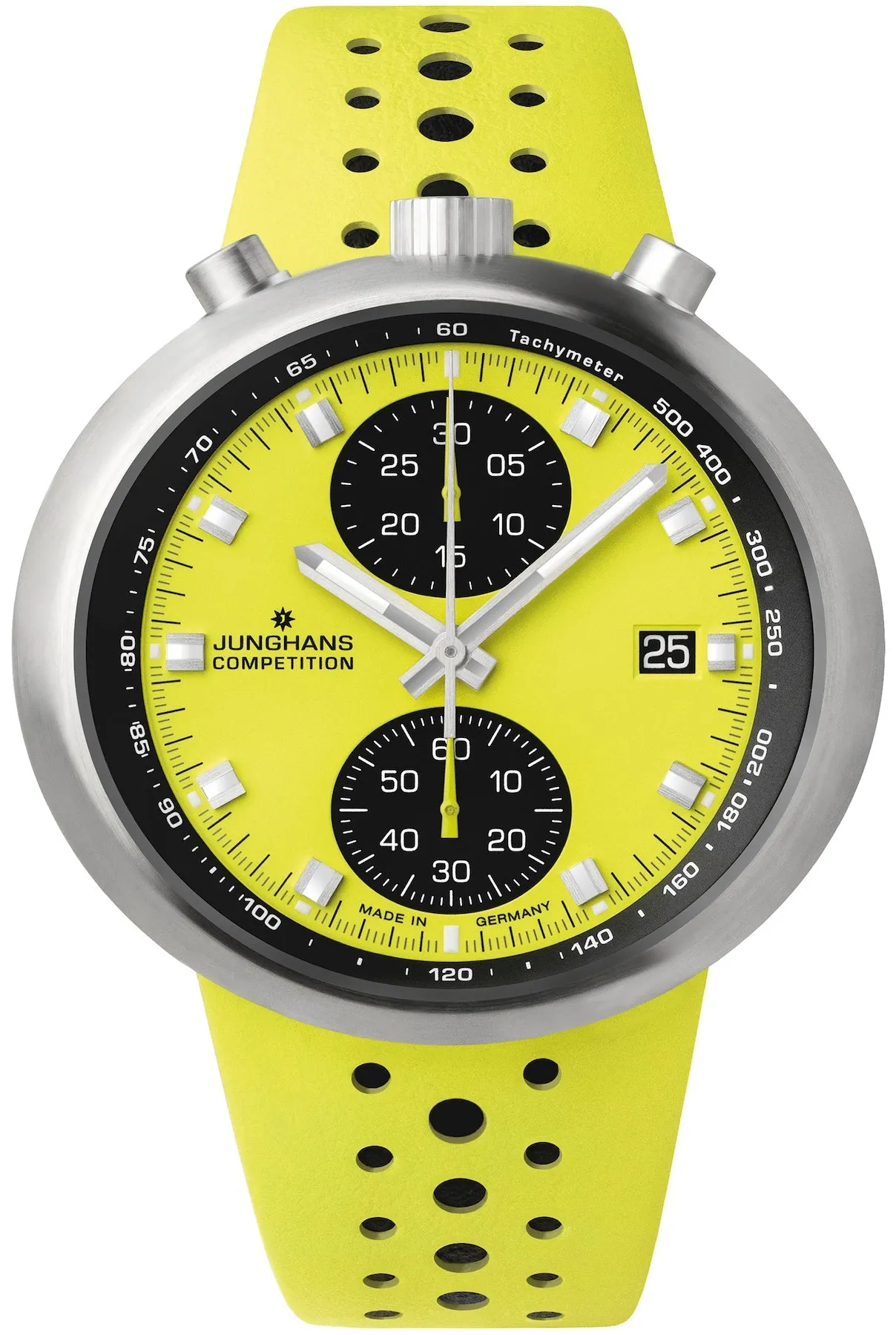 Junghans Watch 1972 Competition FIS Lemon Limited Edition