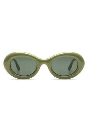 KOMONO Molly Sunglasses Moss