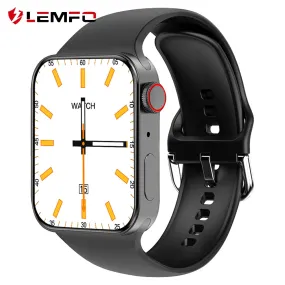 LEMFO T100MAX smart watch men women Bluetooth call smartwatch series 8 260mAh sports watches Wireless charging 2.0 inch 395*460