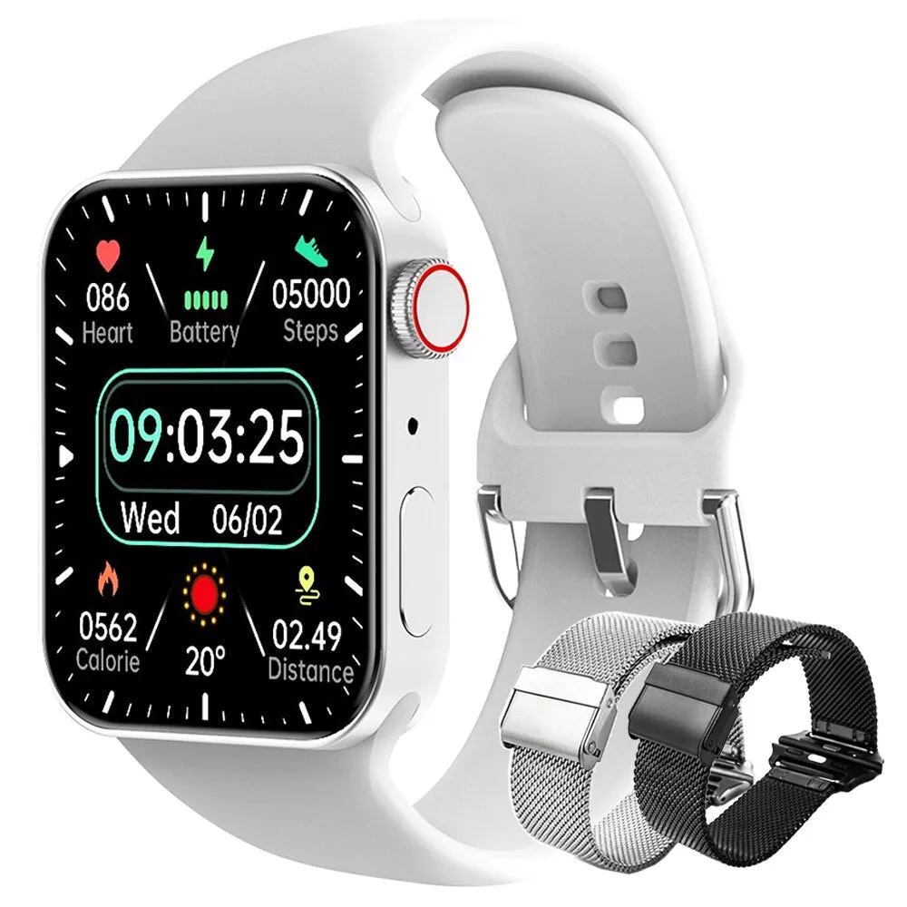 LEMFO T100MAX smart watch men women Bluetooth call smartwatch series 8 260mAh sports watches Wireless charging 2.0 inch 395*460