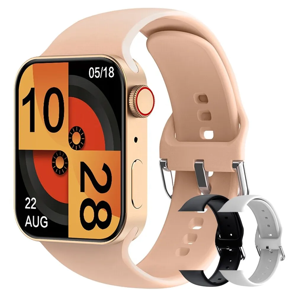 LEMFO T100MAX smart watch men women Bluetooth call smartwatch series 8 260mAh sports watches Wireless charging 2.0 inch 395*460