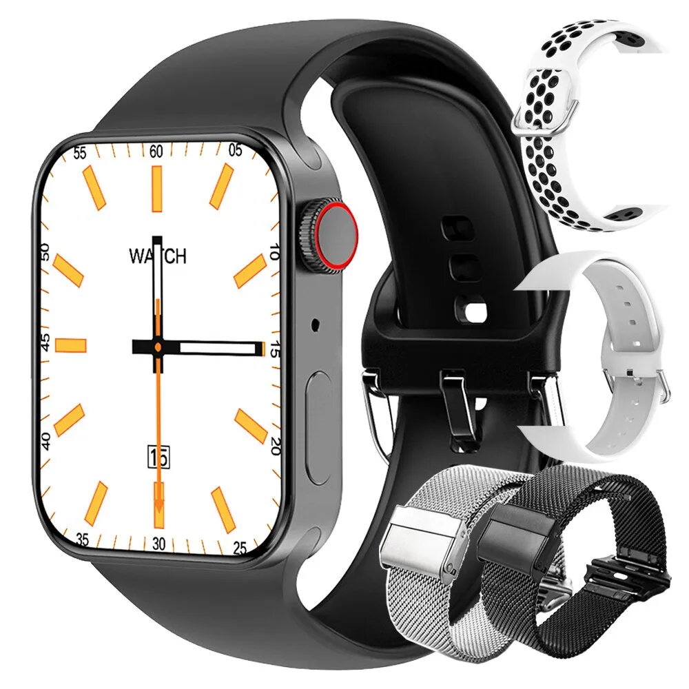 LEMFO T100MAX smart watch men women Bluetooth call smartwatch series 8 260mAh sports watches Wireless charging 2.0 inch 395*460