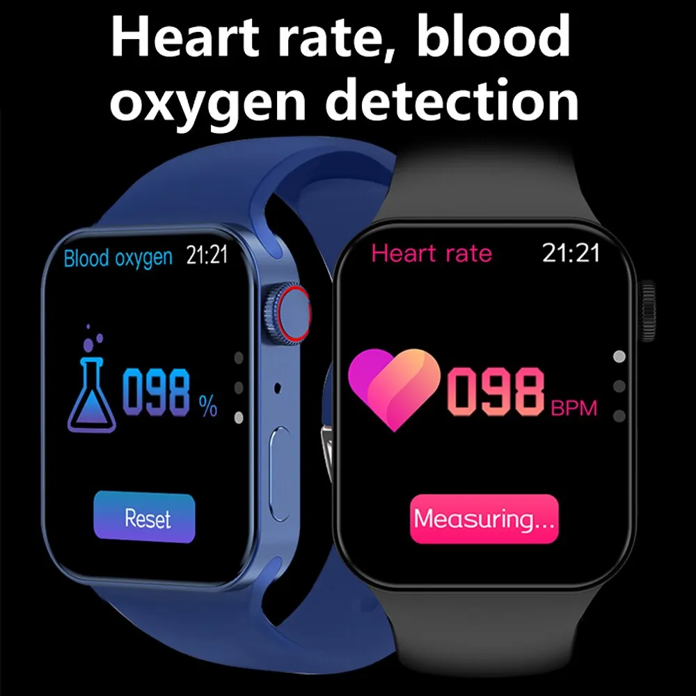 LEMFO T100MAX smart watch men women Bluetooth call smartwatch series 8 260mAh sports watches Wireless charging 2.0 inch 395*460