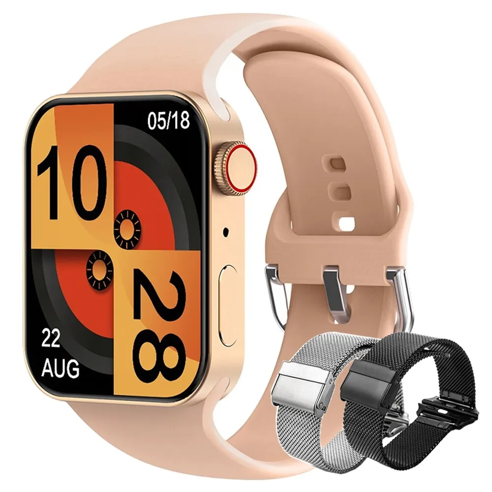 LEMFO T100MAX smart watch men women Bluetooth call smartwatch series 8 260mAh sports watches Wireless charging 2.0 inch 395*460