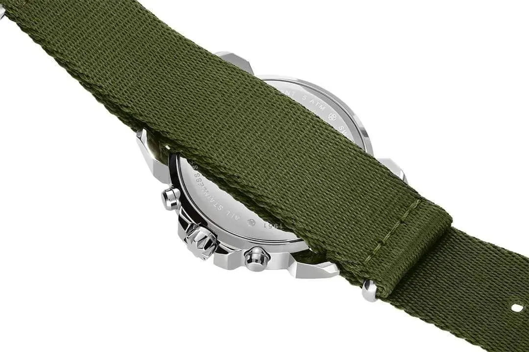 LeWy 15 Swiss Men's Watch Steel Green J7.130.L