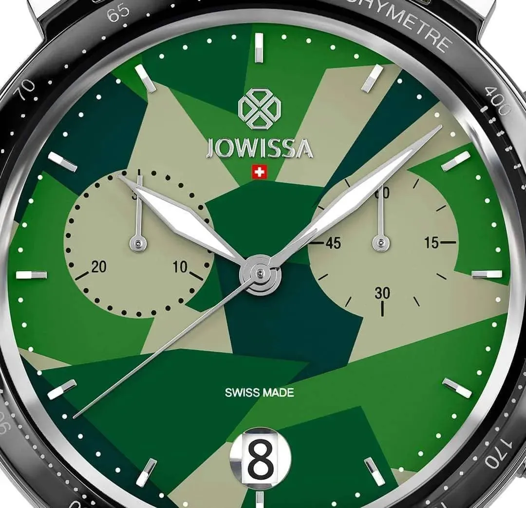 LeWy 15 Swiss Men's Watch Steel Green J7.130.L