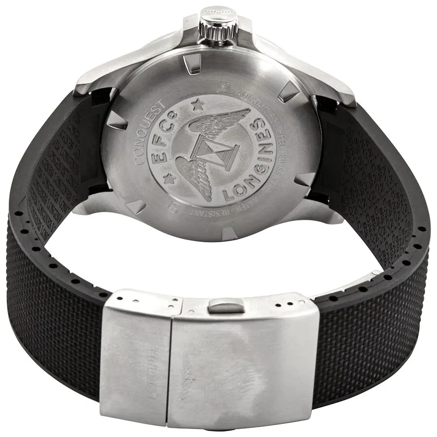 Longines Conquest V.H.P. Perpetual Quartz Black Dial Men's Watch L37264569