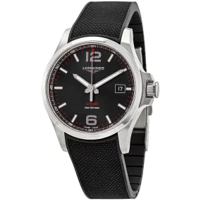 Longines Conquest V.H.P. Perpetual Quartz Black Dial Men's Watch L37264569