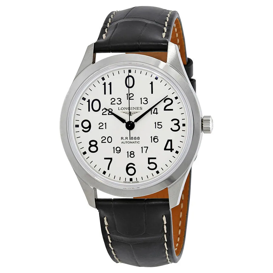 Longines Railroad Automatic White Dial Men's Watch L28034230