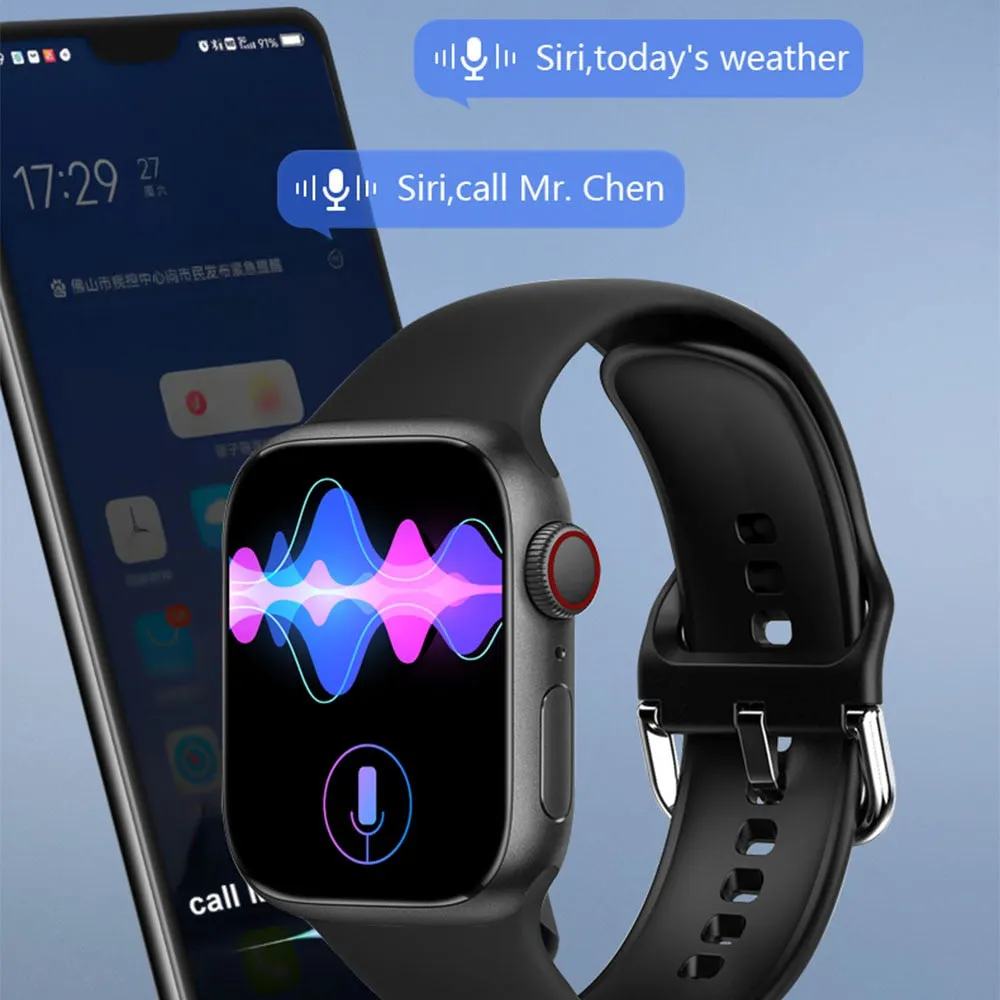 LT07 Smart Watch Men Series 8 2022 Bluetooth Call AI Voice Assistant Smartwatch New Women IP67 Waterproof Custom Dial Watch Men
