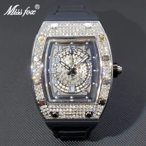 Luxury Watch Large Wrist Full AAA Iced Out Star Case Quartz Watch