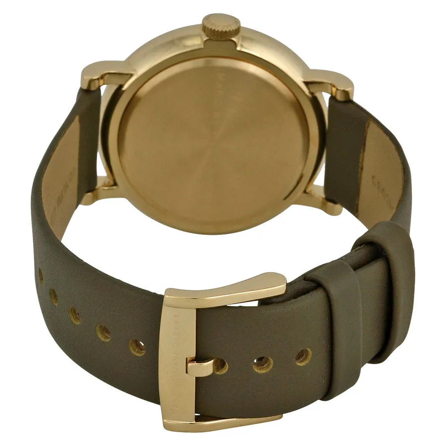 Marc By Marc Jacobs Baker Olive Dial Olive Leather Ladies Watch MBM1328