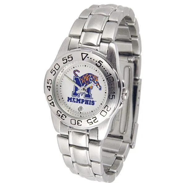 Memphis Tigers Ladies Steel Band Sports Watch