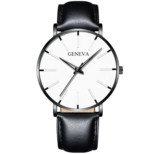 Men&#39;s Fashion Minimalist Ultra Thin Watches for Men Simple Business Stainless Steel Mesh Belt Quartz Watch relogio masculino