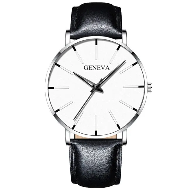 Men&#39;s Fashion Minimalist Ultra Thin Watches for Men Simple Business Stainless Steel Mesh Belt Quartz Watch relogio masculino