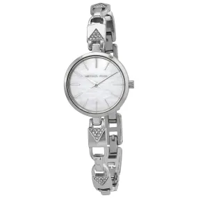 Michael Kors Jaryn Mercer White Mother of Pearl Dial Ladies Watch MK4438