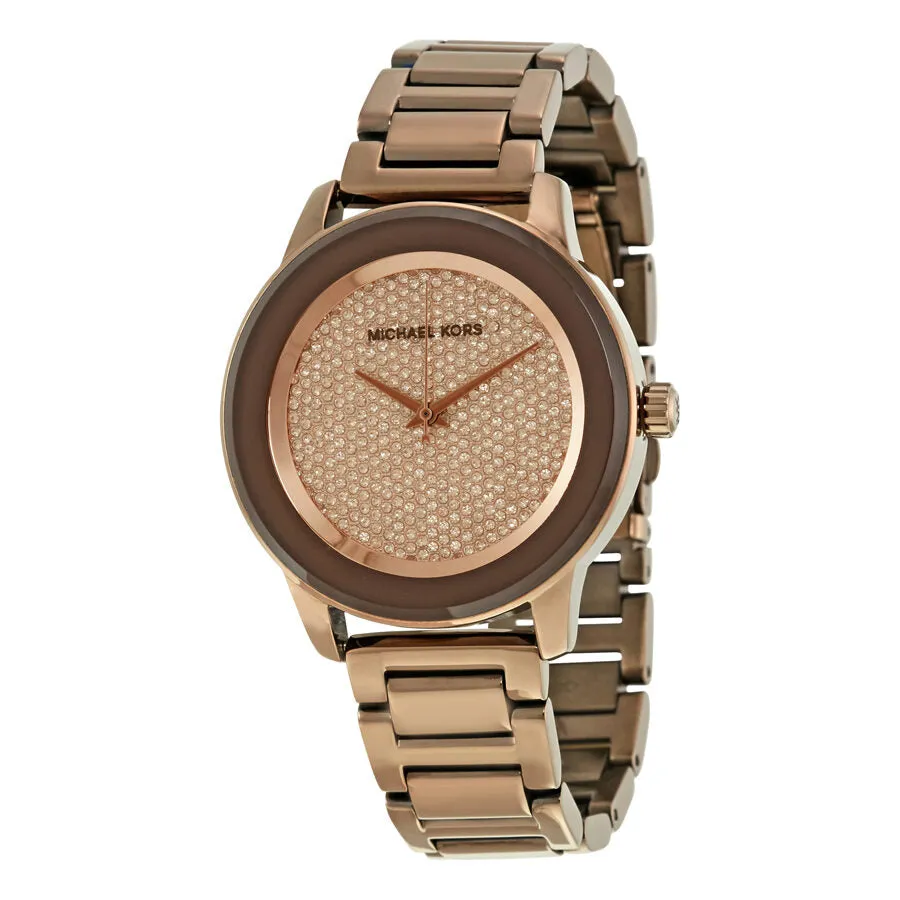 Michael Kors Kinley Pave Sable Dial Ladies Watch MK6245