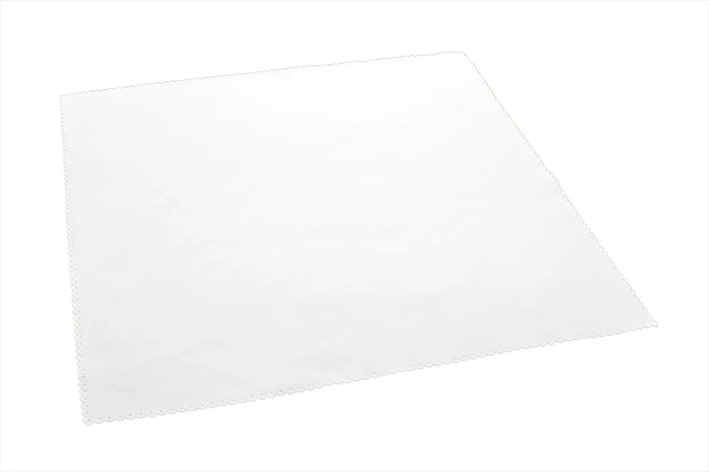 Microfiber Suede TV, Computer, Tablet, Touch Screen Wiper Cloth (200 gsm, 12 in.  x 12 in.)