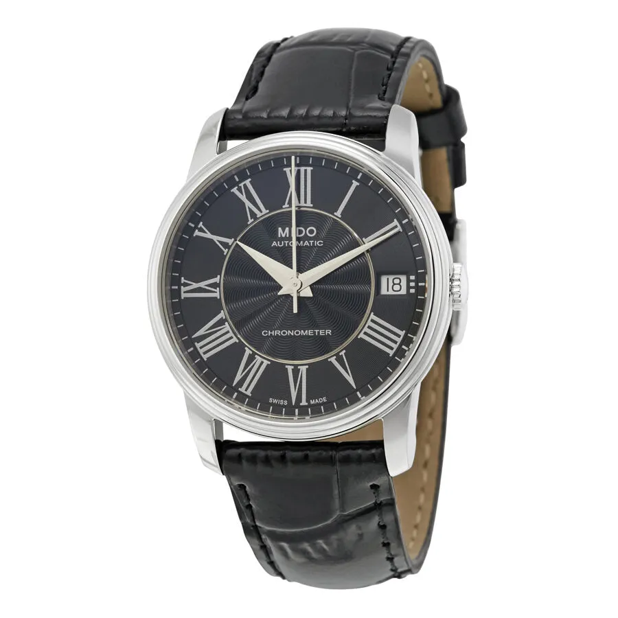 Mido Baroncelli III Automatic Black Dial Ladies Watch M0102081605320