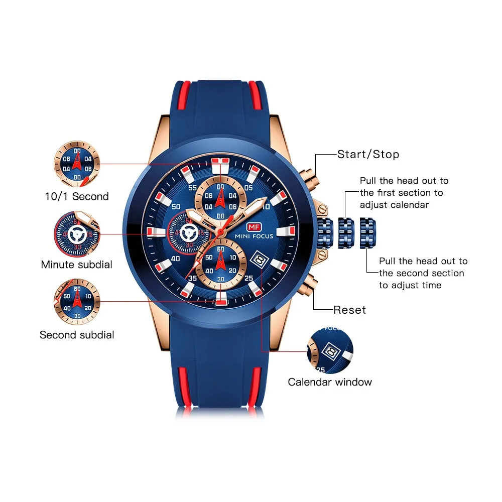 MINI FOCUS Chronograph Mens Watches
