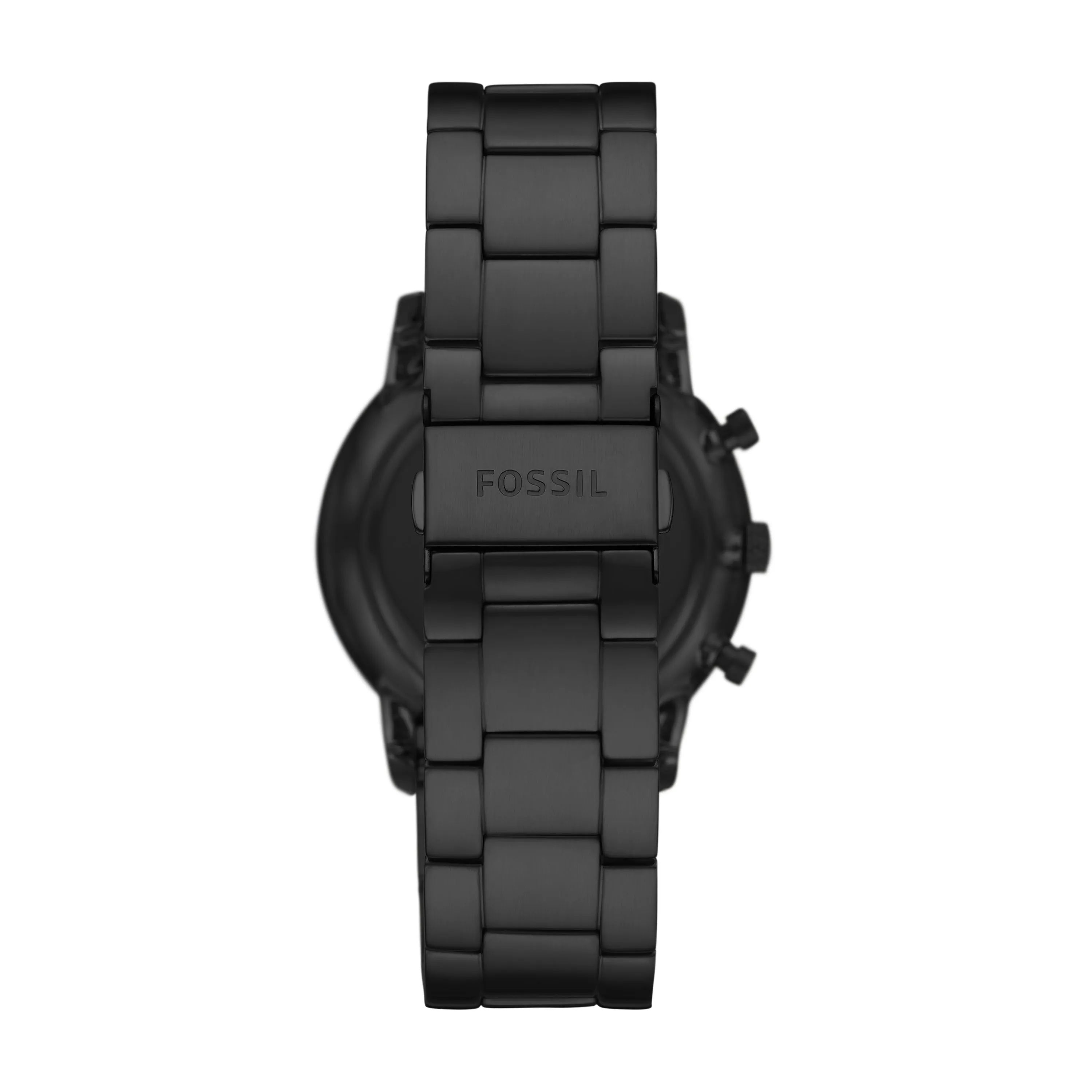 Minimalist Chronograph Black Stainless Steel Watch