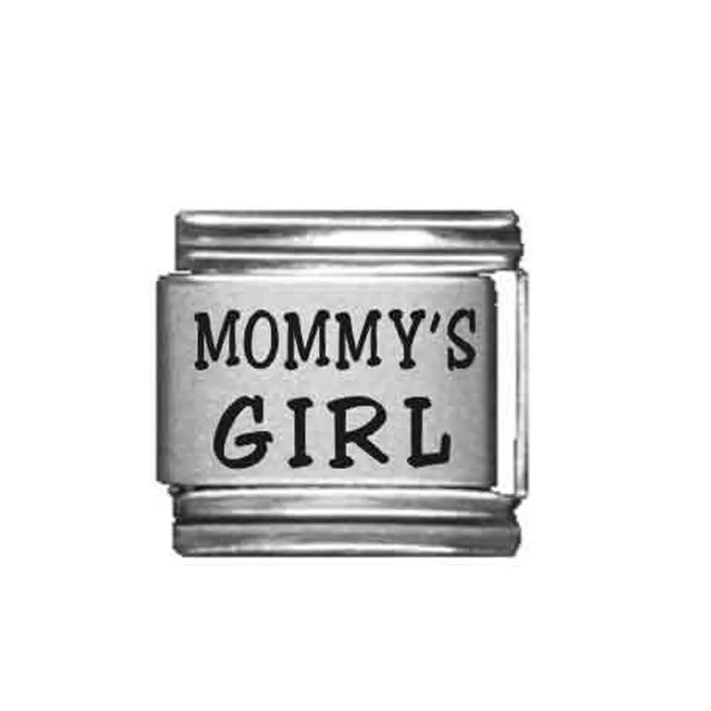 Mommy's Girl Italian Link Bracelet Charm